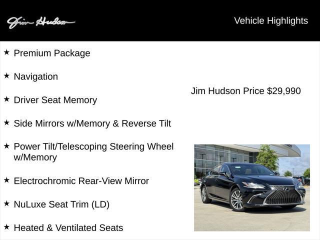 used 2019 Lexus ES 350 car, priced at $30,738