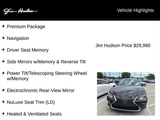 used 2019 Lexus ES 350 car, priced at $29,990