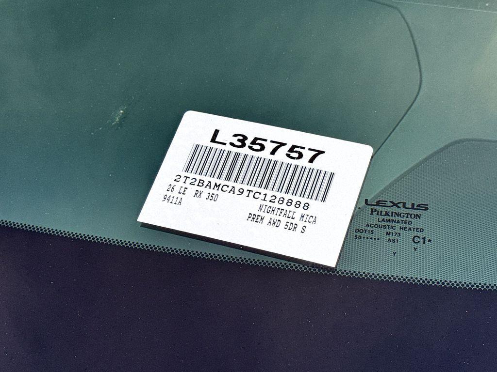 new 2026 Lexus RX 350 car, priced at $61,355