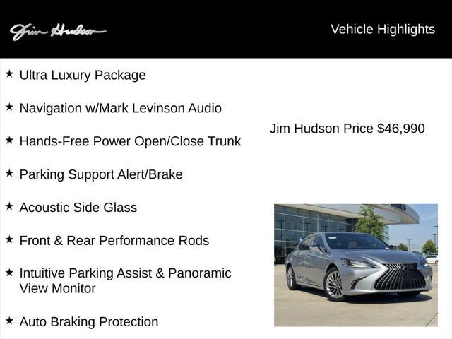 used 2022 Lexus ES 350 car, priced at $47,738
