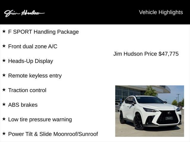 used 2022 Lexus NX 350 car, priced at $48,523