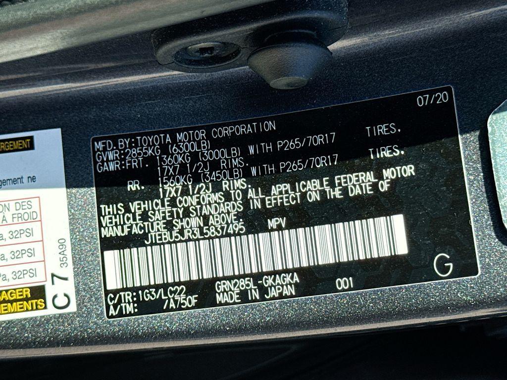 used 2020 Toyota 4Runner car, priced at $45,026