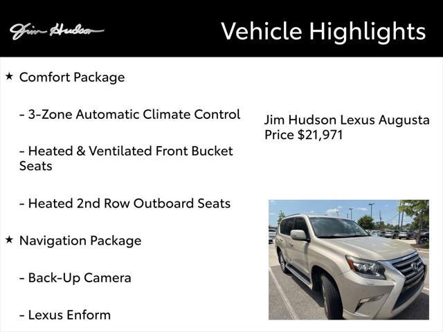 used 2015 Lexus GX 460 car, priced at $22,719