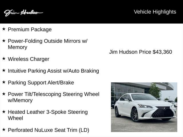 used 2024 Lexus ES 350 car, priced at $44,108