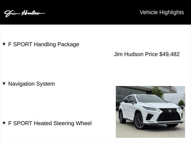 used 2022 Lexus RX 350 car, priced at $50,230