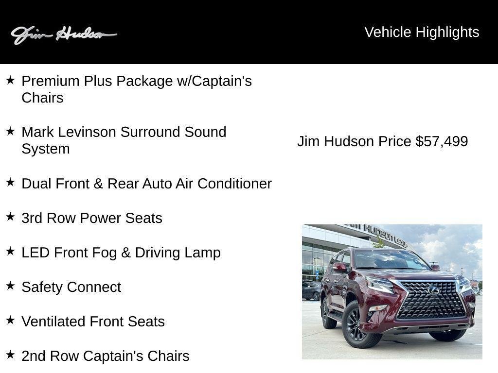 used 2022 Lexus GX 460 car, priced at $58,247