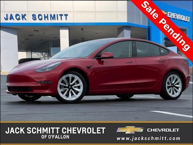 used 2022 Tesla Model 3 car, priced at $29,392