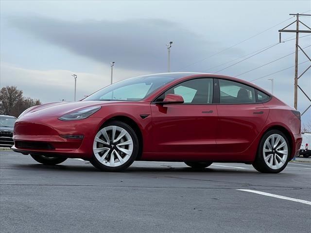 used 2022 Tesla Model 3 car, priced at $29,392