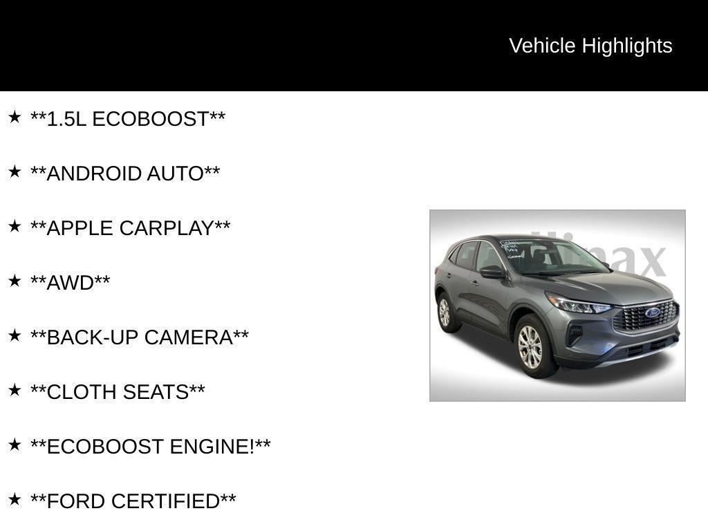 used 2024 Ford Escape car, priced at $21,500