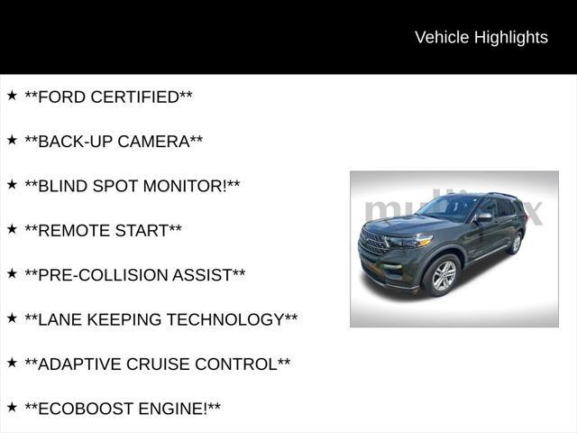 used 2022 Ford Explorer car, priced at $29,500