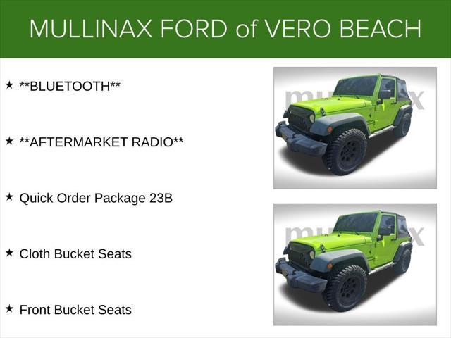 used 2013 Jeep Wrangler car, priced at $11,000