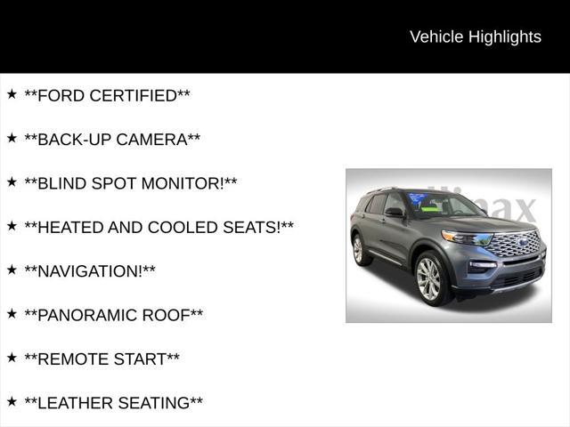 used 2023 Ford Explorer car, priced at $41,250