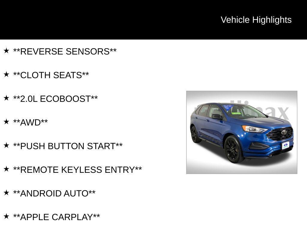 used 2022 Ford Edge car, priced at $20,101