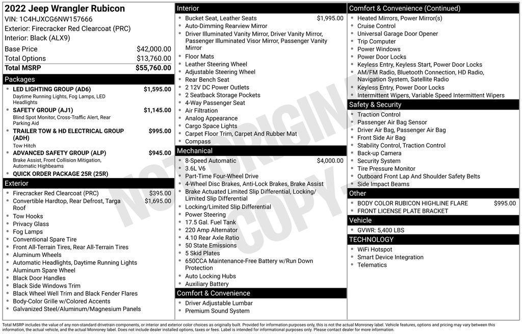 used 2022 Jeep Wrangler car, priced at $39,501