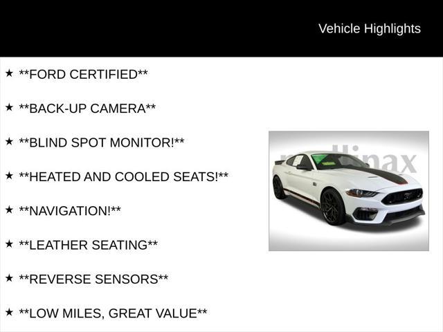 used 2022 Ford Mustang car, priced at $53,900