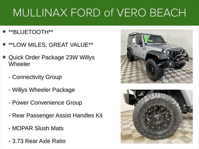 used 2016 Jeep Wrangler Unlimited car, priced at $22,000