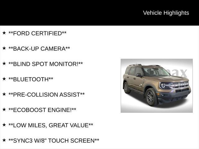 used 2022 Ford Bronco Sport car, priced at $26,900