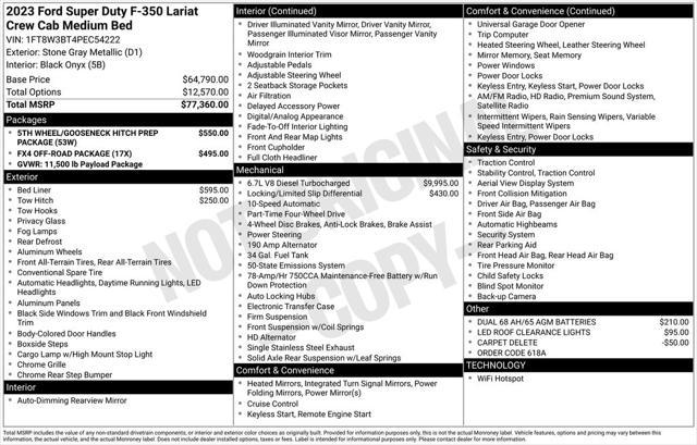 used 2023 Ford F-350 car, priced at $71,001