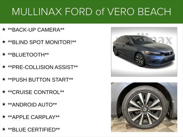 used 2022 Honda Civic car, priced at $20,500