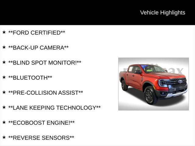 used 2024 Ford Ranger car, priced at $36,000