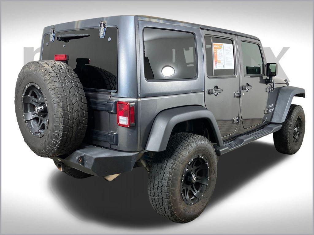 used 2017 Jeep Wrangler Unlimited car, priced at $15,600
