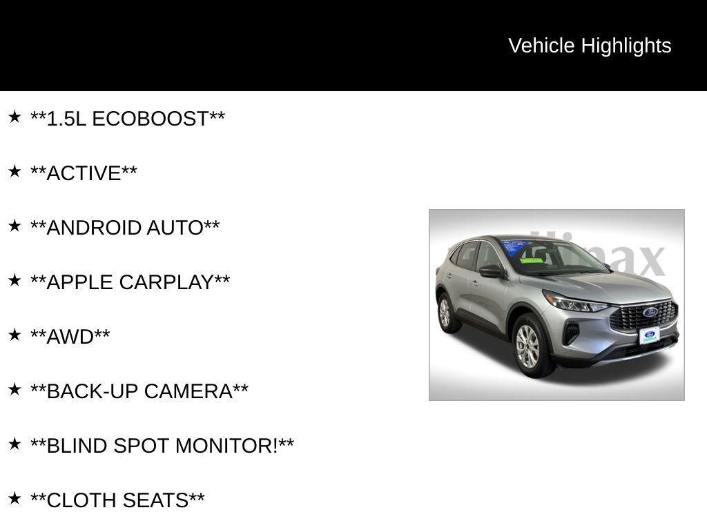 used 2024 Ford Escape car, priced at $22,500