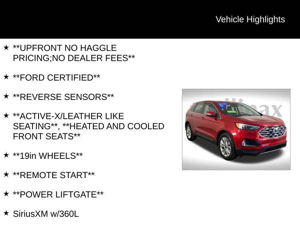 used 2024 Ford Edge car, priced at $28,500