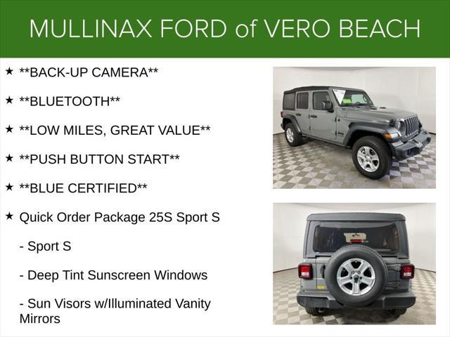 used 2022 Jeep Wrangler Unlimited car, priced at $33,000