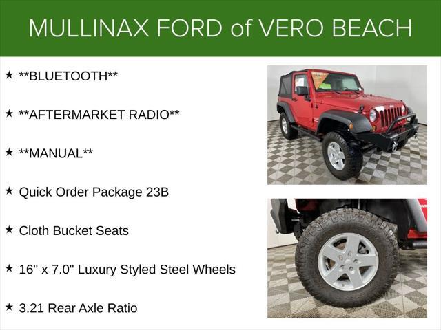 used 2010 Jeep Wrangler car, priced at $12,900