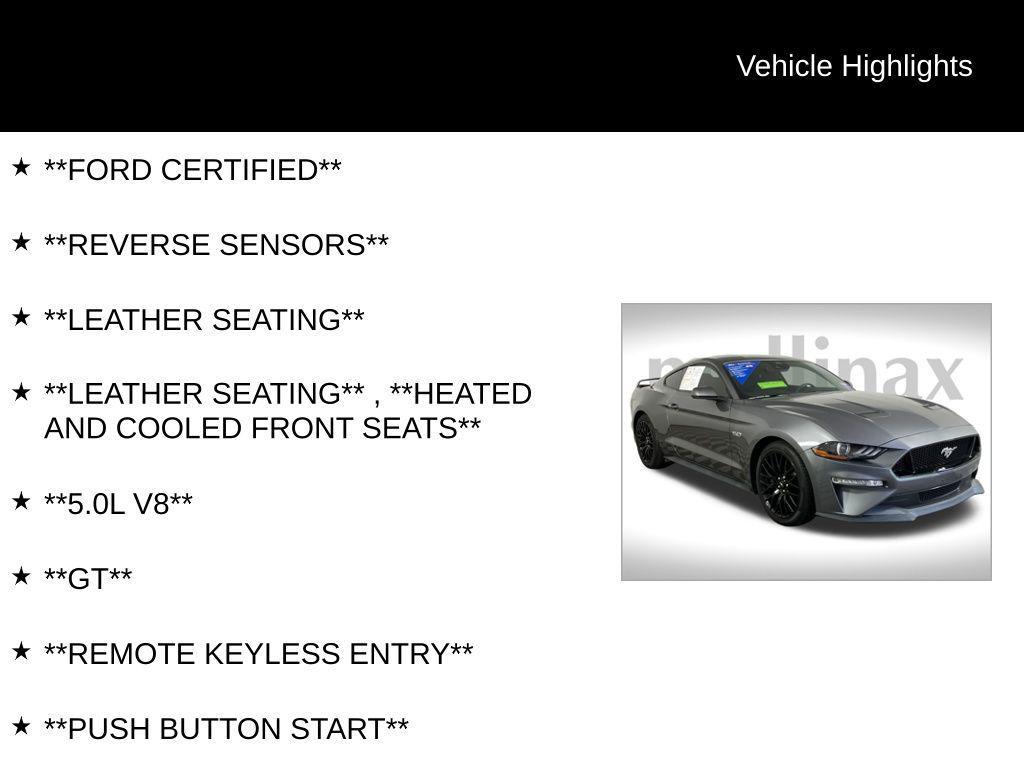 used 2021 Ford Mustang car, priced at $41,901