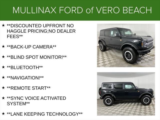 new 2024 Ford Bronco car, priced at $60,622