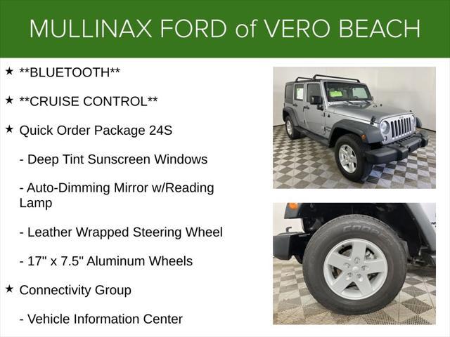 used 2015 Jeep Wrangler Unlimited car, priced at $19,250