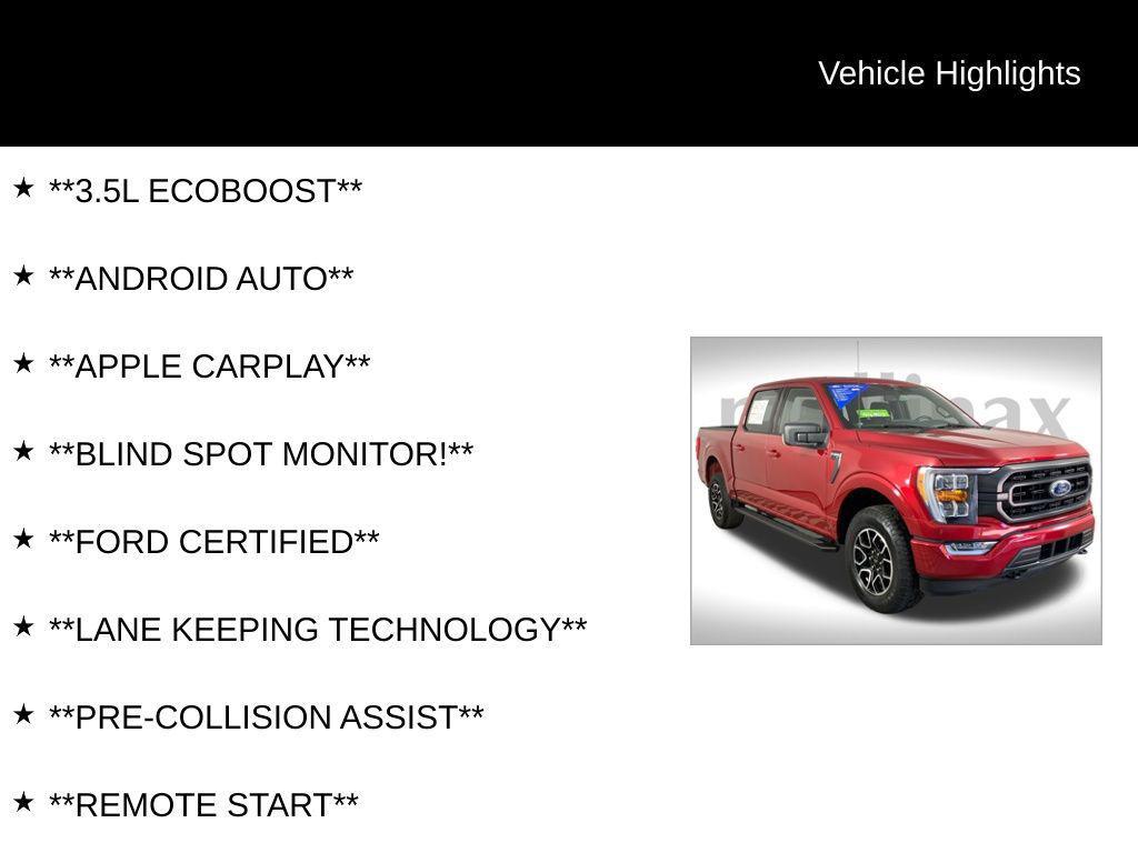 used 2022 Ford F-150 car, priced at $43,000