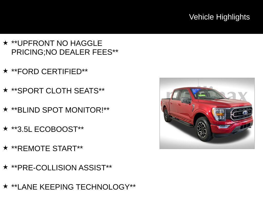 used 2022 Ford F-150 car, priced at $44,900