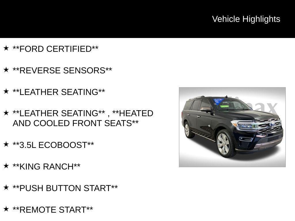 used 2024 Ford Expedition car, priced at $68,000