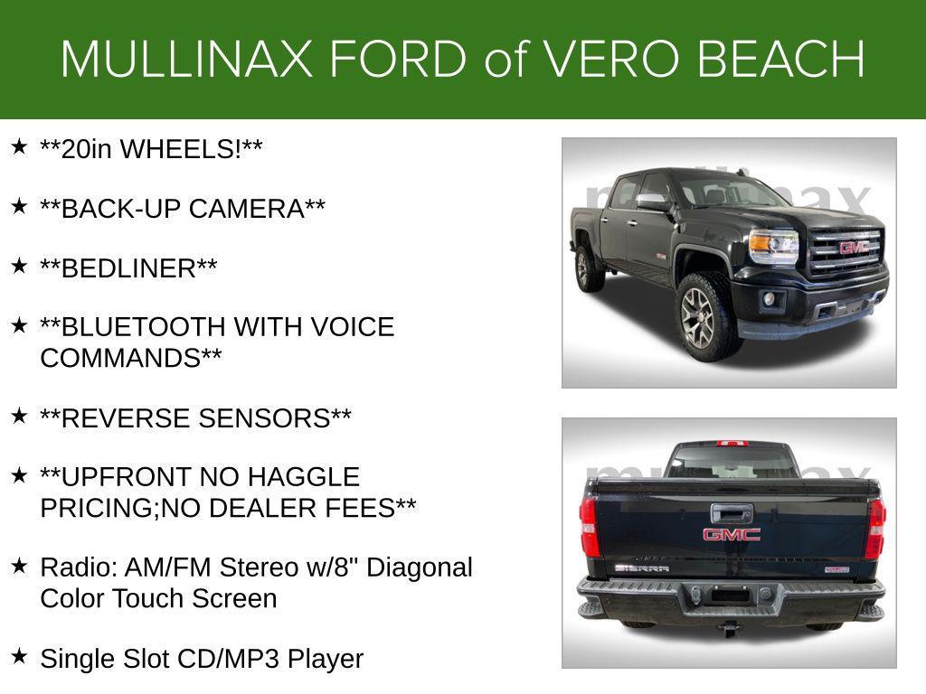 used 2015 GMC Sierra 1500 car, priced at $22,000