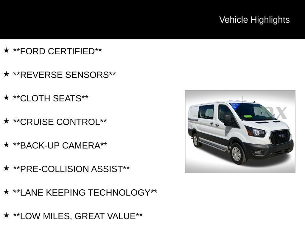 used 2023 Ford Transit-250 car, priced at $33,900