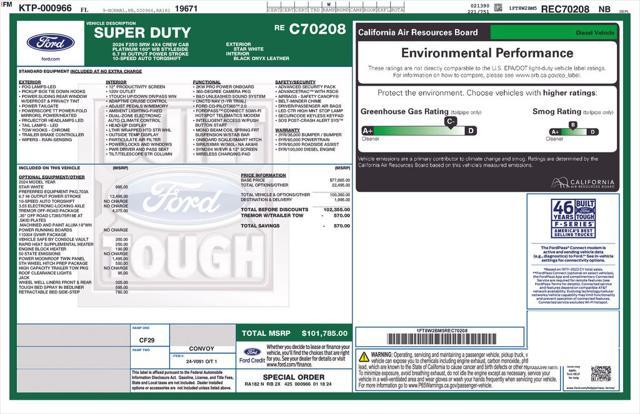 used 2024 Ford F-250 car, priced at $85,500