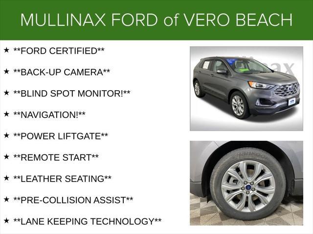 used 2021 Ford Edge car, priced at $27,900