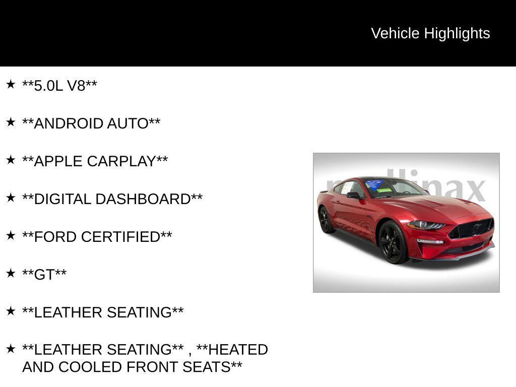 used 2023 Ford Mustang car, priced at $40,900