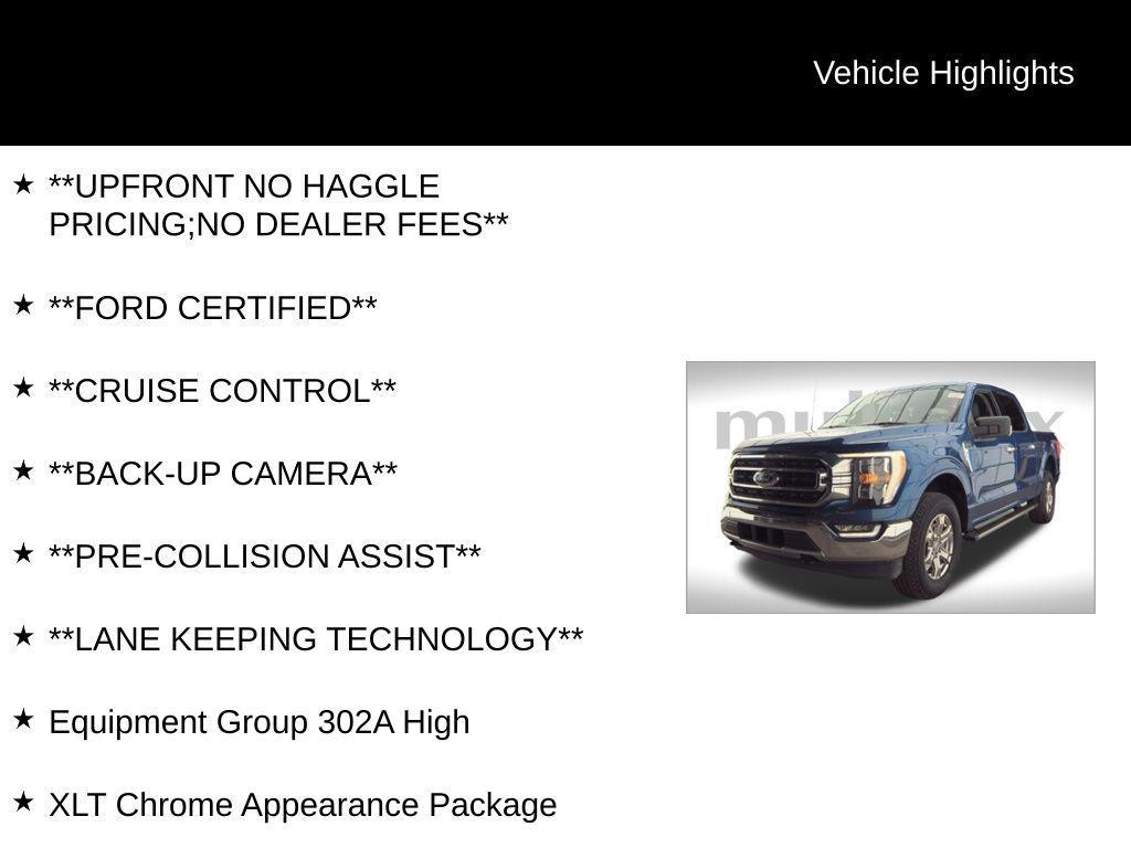 used 2022 Ford F-150 car, priced at $43,900