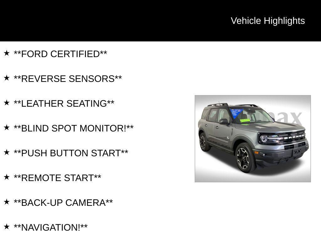 used 2024 Ford Bronco Sport car, priced at $30,000