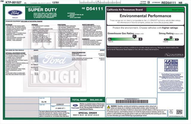 used 2024 Ford F-250 car, priced at $79,900