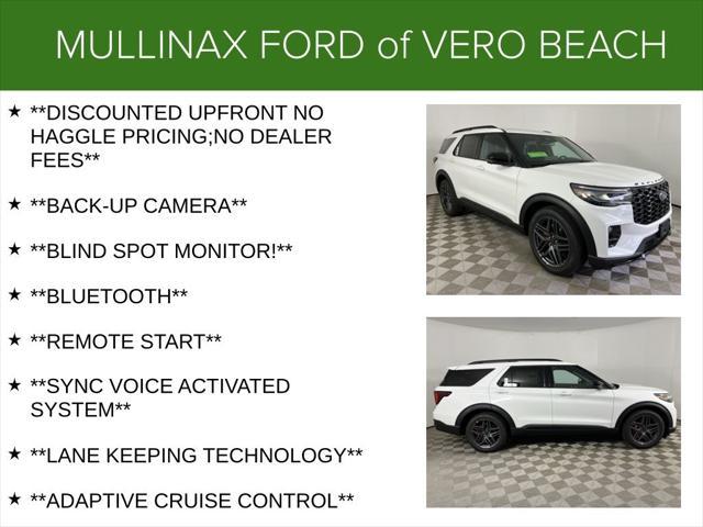 new 2025 Ford Explorer car, priced at $58,557