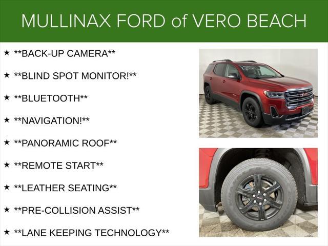 used 2021 GMC Acadia car, priced at $30,500
