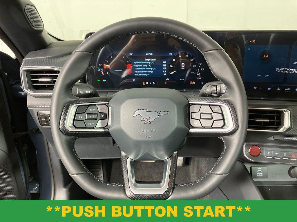 new 2025 Ford Mustang car, priced at $38,453