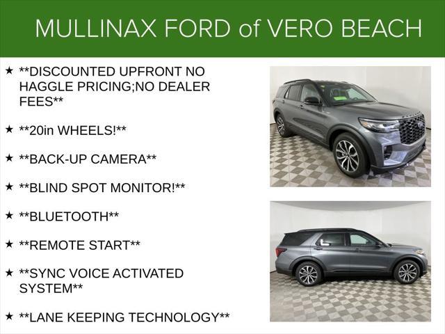 new 2025 Ford Explorer car, priced at $50,875