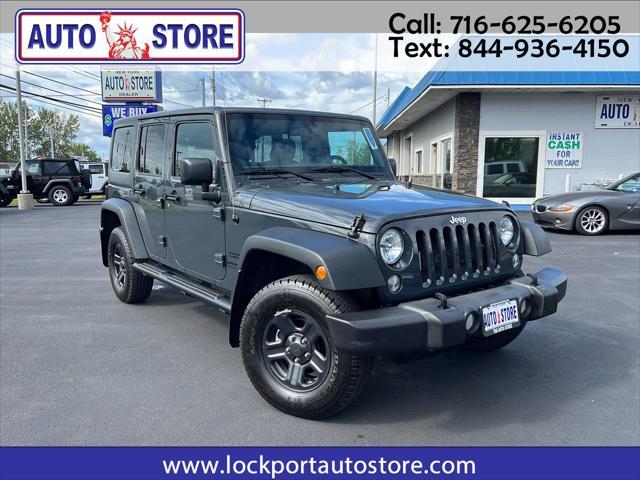 used 2016 Jeep Wrangler Unlimited car, priced at $18,000