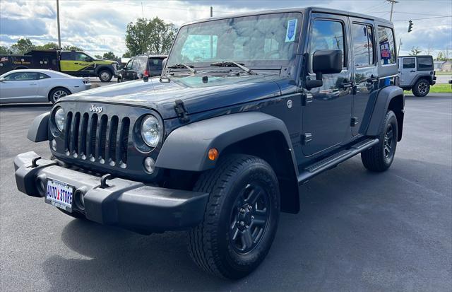 used 2016 Jeep Wrangler Unlimited car, priced at $16,500