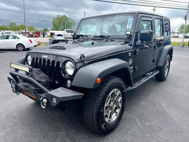 used 2017 Jeep Wrangler Unlimited car, priced at $16,997
